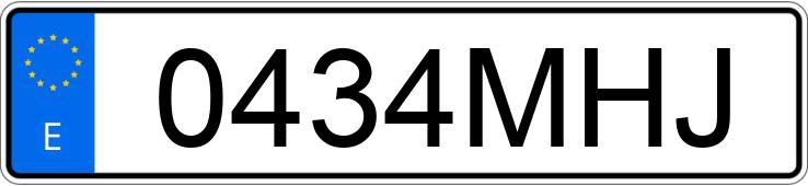 Numer rejestracyjny 0434MHJ posiada BMW SERIE 4