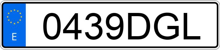 Numer rejestracyjny 0439DGL posiada DUCATI 800