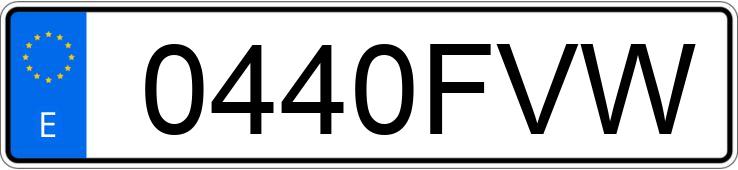 Numer rejestracyjny 0440FVW posiada MERCEDES CLK (208-209)