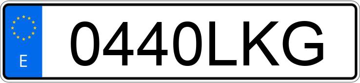 Numer rejestracyjny 0440LKG posiada MERCEDES VITO