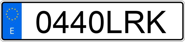 Numer rejestracyjny 0440LRK posiada BMW X1