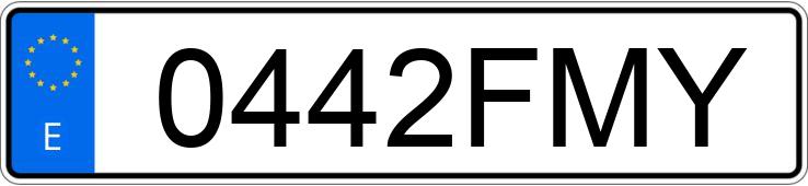 Numer rejestracyjny 0442FMY posiada VOLKSWAGEN PASSAT