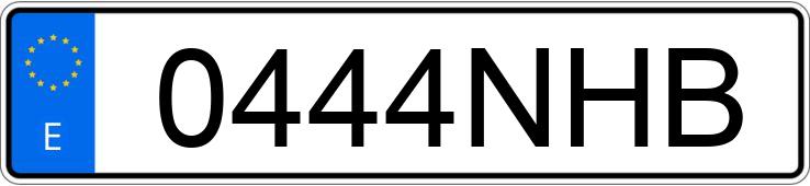 Numer rejestracyjny 0444NHB posiada NISSAN PRIMASTAR Numer rejestracyjny 0444NHB posiada NISSAN PRIMASTAR
