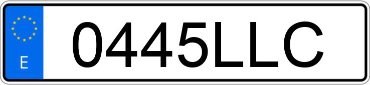 Numer rejestracyjny 0445LLC posiada PEUGEOT 208