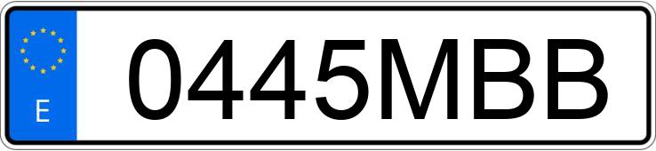 Numer rejestracyjny 0445MBB posiada BMW Z4 Numer rejestracyjny 0445MBB posiada BMW Z4