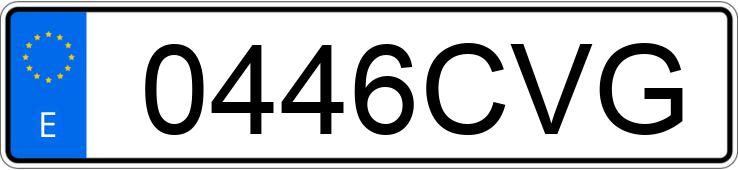 Numer rejestracyjny 0446CVG posiada RENAULT MEGANE