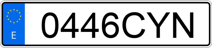 Numer rejestracyjny 0446CYN posiada AUDI A6