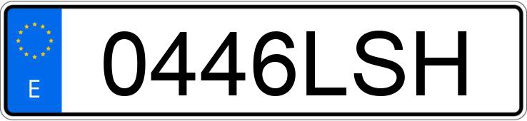 Numer rejestracyjny 0446LSH posiada FIAT DUCATO