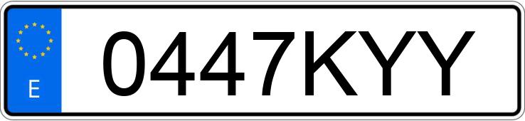 Numer rejestracyjny 0447KYY posiada BMW SERIE 4 Numer rejestracyjny 0447KYY posiada BMW SERIE 4