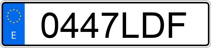 Numer rejestracyjny 0447LDF posiada TOYOTA C-HR