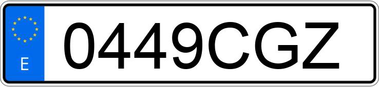 Numer rejestracyjny 0449CGZ posiada MINI MINI Numer rejestracyjny 0449CGZ posiada MINI MINI