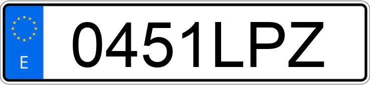 Numer rejestracyjny 0451LPZ posiada HYUNDAI KONA