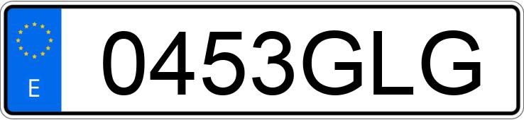 Numer rejestracyjny 0453GLG posiada CITROEN C4