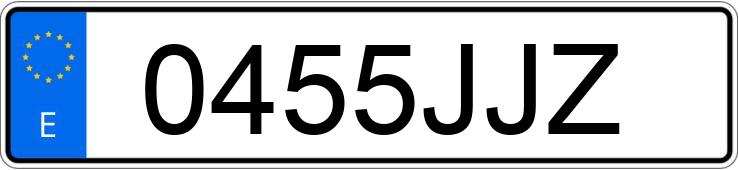 Numer rejestracyjny 0455JJZ posiada BMW SERIE 3