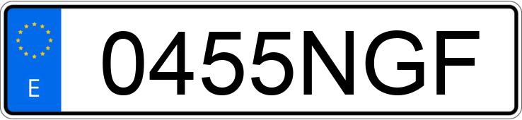 Numer rejestracyjny 0455NGF posiada PEUGEOT 208