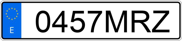 Numer rejestracyjny 0457MRZ posiada SEAT ARONA Numer rejestracyjny 0457MRZ posiada SEAT ARONA