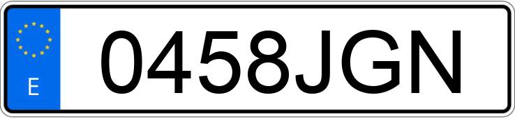 Numer rejestracyjny 0458JGN posiada IVECO DAILY