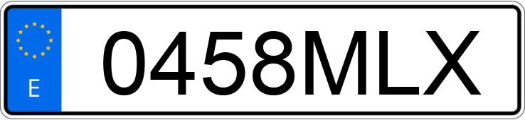 Numer rejestracyjny 0458MLX posiada PEUGEOT 208