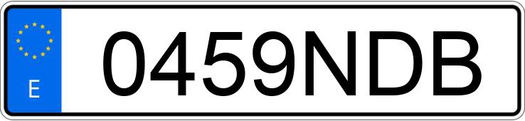 Numer rejestracyjny 0459NDB posiada CASTROSUA MAGNUS E Numer rejestracyjny 0459NDB posiada CASTROSUA MAGNUS E