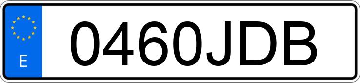 Numer rejestracyjny 0460JDB posiada BMW SERIE 1