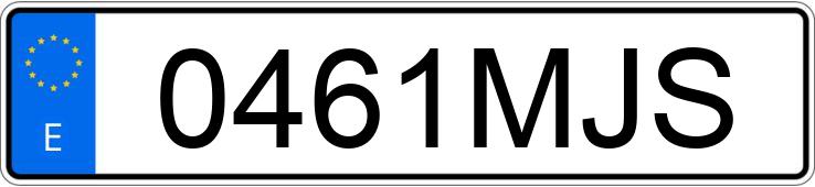 Numer rejestracyjny 0461MJS posiada YAMAHA X-MAX