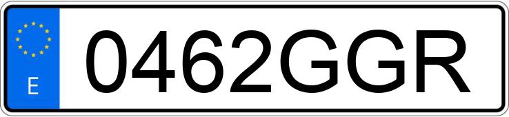 Numer rejestracyjny 0462GGR posiada YAMAHA YP 125