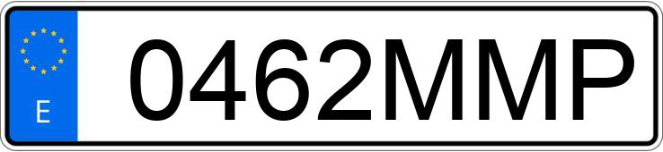 Numer rejestracyjny 0462MMP posiada TOYOTA YARIS