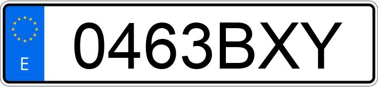 Numer rejestracyjny 0463BXY posiada NISSAN TERRANO II