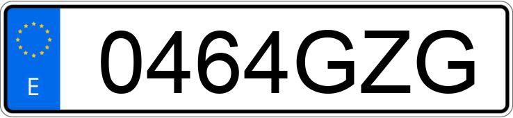 Numer rejestracyjny 0464GZG posiada SEAT LEON Numer rejestracyjny 0464GZG posiada SEAT LEON