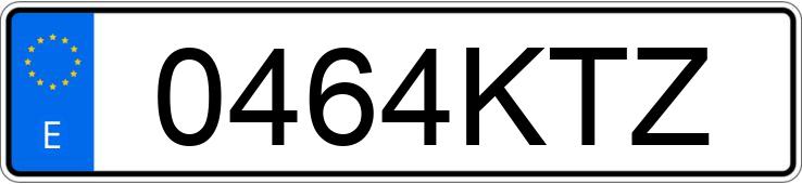 Numer rejestracyjny 0464KTZ posiada BMW X6