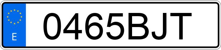 Numer rejestracyjny 0465BJT posiada FIAT DUCATO