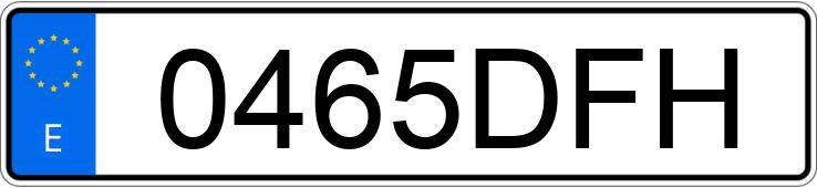 Numer rejestracyjny 0465DFH posiada VOLKSWAGEN GOLF Numer rejestracyjny 0465DFH posiada VOLKSWAGEN GOLF