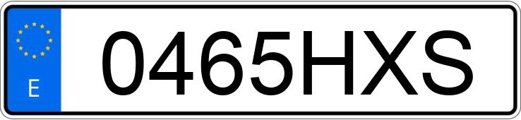 Numer rejestracyjny 0465HXS posiada MERCEDES E (212-207) Numer rejestracyjny 0465HXS posiada MERCEDES E (212-207)