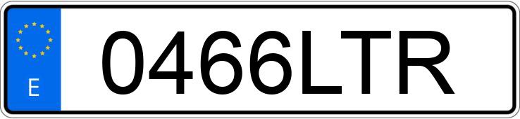 Numer rejestracyjny 0466LTR posiada PEUGEOT BOXER