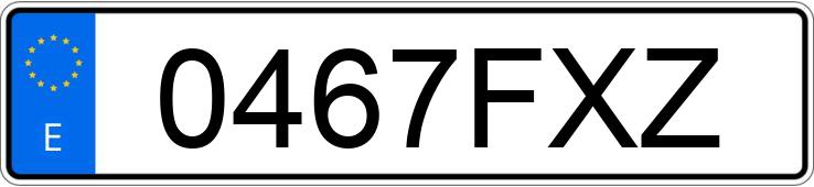 Numer rejestracyjny 0467FXZ posiada CITROEN XSARA