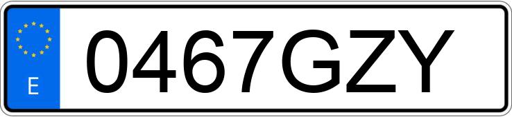 Numer rejestracyjny 0467GZY posiada VOLKSWAGEN SCIROCCO Numer rejestracyjny 0467GZY posiada VOLKSWAGEN SCIROCCO