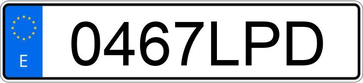 Numer rejestracyjny 0467LPD posiada FORD PUMA