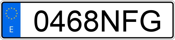 Numer rejestracyjny 0468NFG posiada BMW SERIE 2