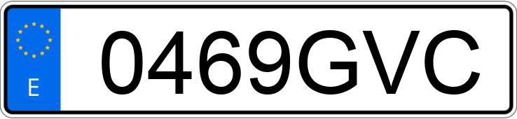 Numer rejestracyjny 0469GVC posiada MERCEDES E (211)