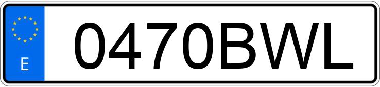 Numer rejestracyjny 0470BWL posiada LANCIA LYBRA Numer rejestracyjny 0470BWL posiada LANCIA LYBRA