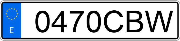 Numer rejestracyjny 0470CBW posiada CITROEN SAXO Numer rejestracyjny 0470CBW posiada CITROEN SAXO