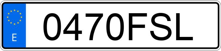 Numer rejestracyjny 0470FSL posiada RENAULT MASTER