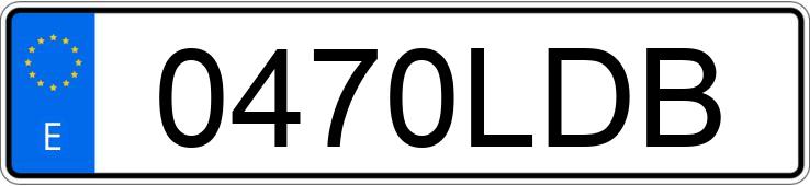 Numer rejestracyjny 0470LDB posiada MERCEDES VITO
