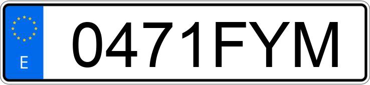 Numer rejestracyjny 0471FYM posiada BMW SERIE 5 Numer rejestracyjny 0471FYM posiada BMW SERIE 5