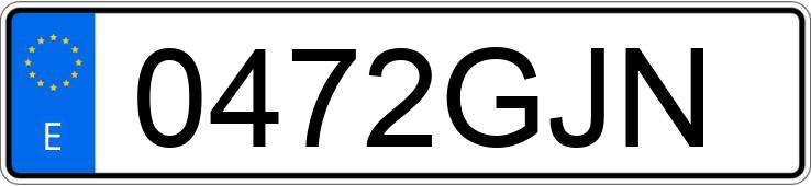 Numer rejestracyjny 0472GJN posiada SKODA OCTAVIA Numer rejestracyjny 0472GJN posiada SKODA OCTAVIA