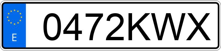 Numer rejestracyjny 0472KWX posiada SEAT ALTEA FREETRACK