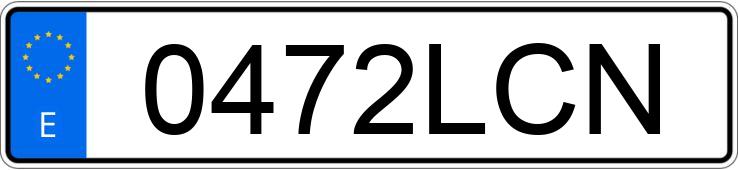 Numer rejestracyjny 0472LCN posiada VOLKSWAGEN GOLF Numer rejestracyjny 0472LCN posiada VOLKSWAGEN GOLF