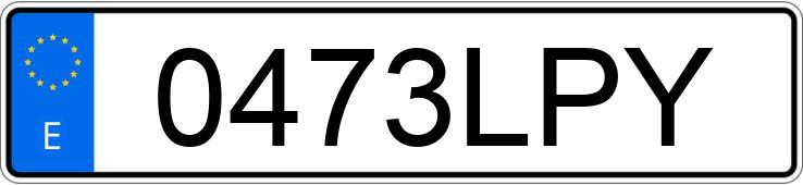 Numer rejestracyjny 0473LPY posiada MERCEDES VITO