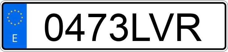 Numer rejestracyjny 0473LVR posiada RENAULT KANGOO