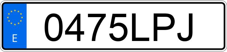 Numer rejestracyjny 0475LPJ posiada DUCATI SUPERSPORT